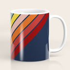 Lumumbu - 70s Vintage Style Retro Summer Stripes Coffee Mug Gallery Image 1