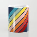 Lumumbu - 70s Vintage Style Retro Summer Stripes Coffee Mug Gallery Image 4