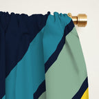 Lumumbu - 70s Vintage Style Retro Summer Stripes Window Curtain Gallery Image 2