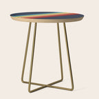 Lumumbu - 70s Vintage Style Retro Summer Stripes Side Table Gallery Image 1