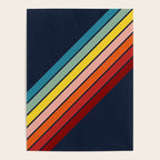 Lumumbu - 70s Vintage Style Retro Summer Stripes Poster Gallery Image 4