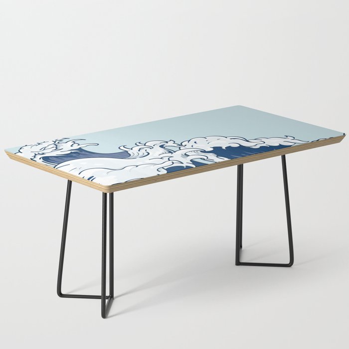 The Great Kanagawa Japanese Wave Coffee Table Gallery Image 1
