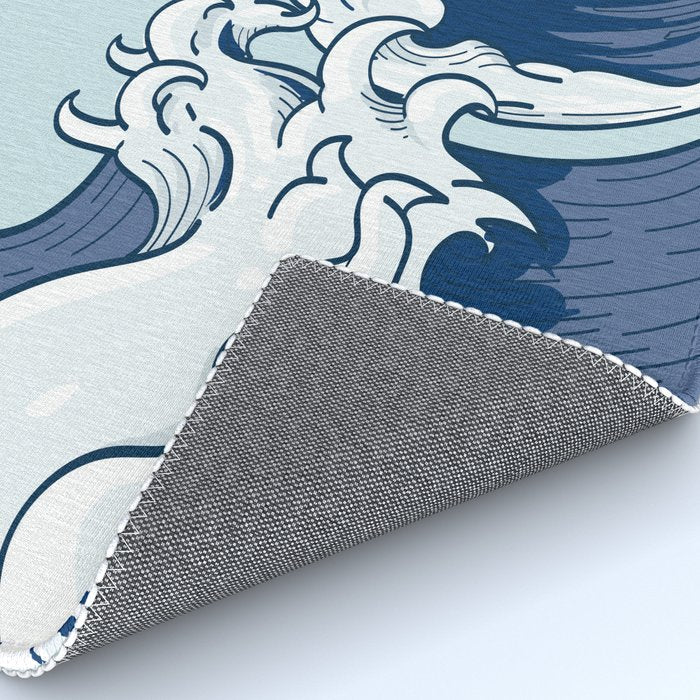 The Great Kanagawa Japanese Wave Rug Gallery Image 4