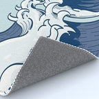 The Great Kanagawa Japanese Wave Rug Gallery Image 4