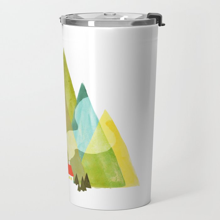 House at the foot of the mountains Travel Mug Gallery Image 2