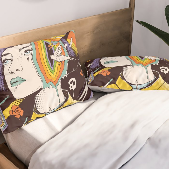 The Overthinker Pillow Sham Gallery Image 2