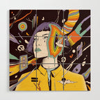 The Overthinker Wood Wall Art Gallery Image 1