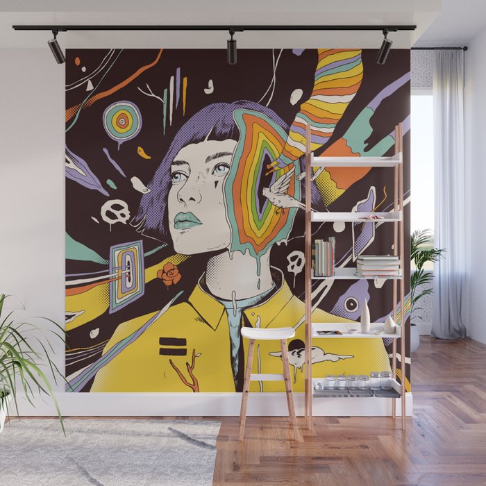 The Overthinker Wall Mural Gallery Image 1