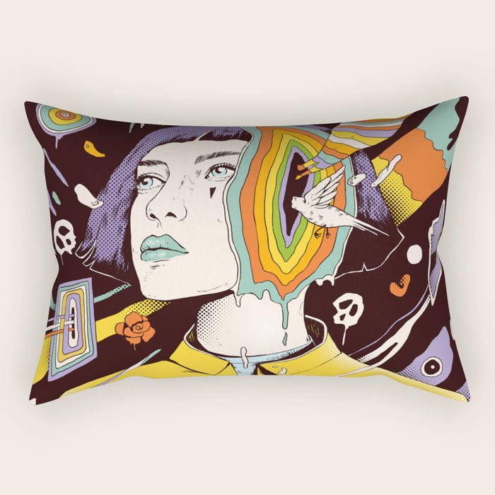 The Overthinker Rectangular Pillow Gallery Image 1