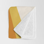 Bright 70's Retro Stripes Reflection Throw Blanket Gallery Image 3