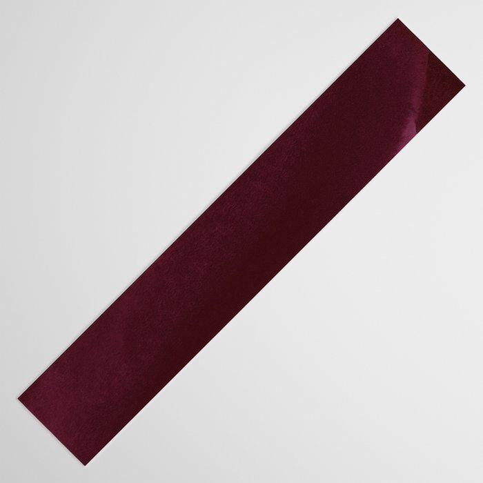 Abstract modern dark burgundy watercolor Table Runner Gallery Image 3
