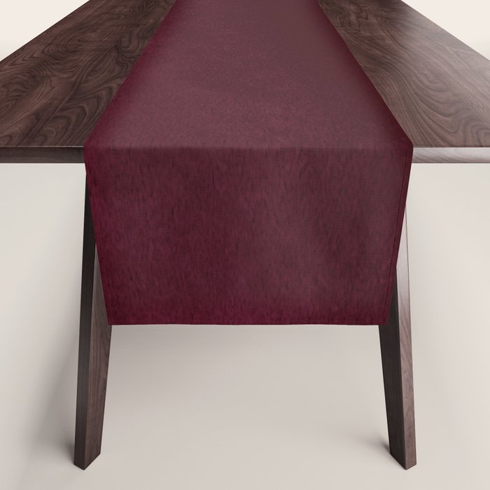 Abstract modern dark burgundy watercolor Table Runner Gallery Image 1