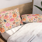 Pumpkin Confetti - Rainbow on Cream Pillow Sham Gallery Image 2