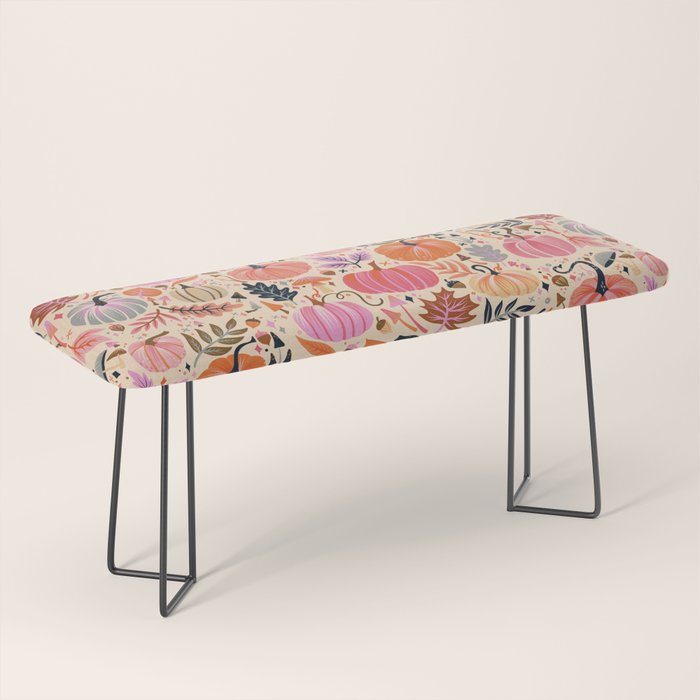 Pumpkin Confetti - Rainbow on Cream Bench Gallery Image 1
