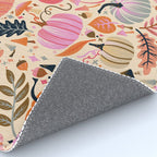 Pumpkin Confetti - Rainbow on Cream Rug Gallery Image 4