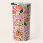 Pumpkin Confetti - Rainbow on Cream Travel Mug Gallery Image 3