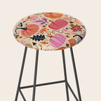 Pumpkin Confetti - Rainbow on Cream Stool Gallery Image 2