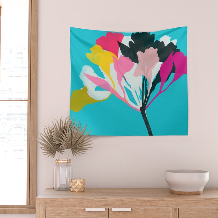alstroemeria 1 Wall Tapestry Gallery Image 2