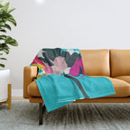 alstroemeria 1 Throw Blanket Gallery Image 1