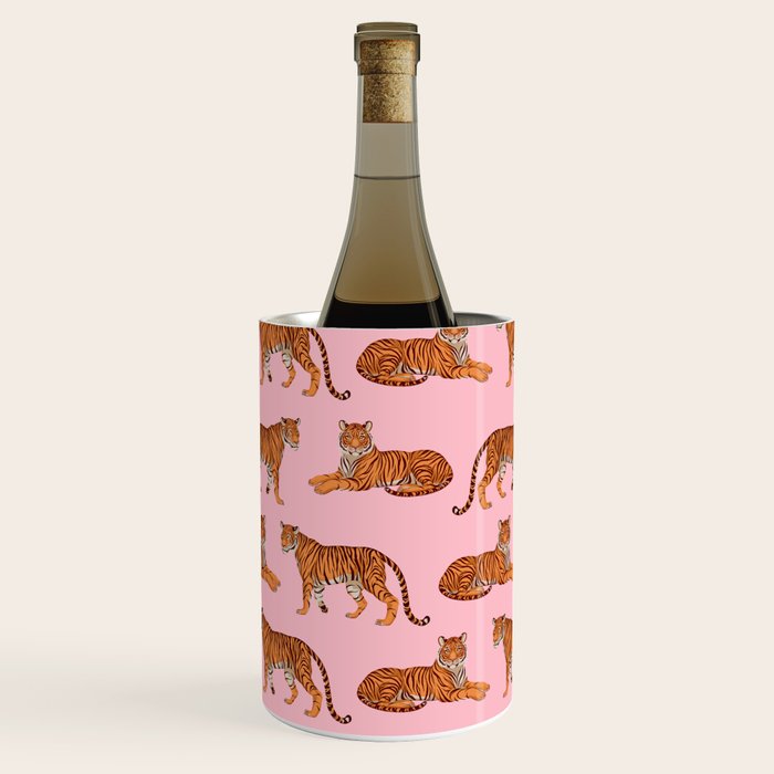 Tigers - Pink Wine Chiller Gallery Image 1