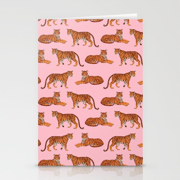 Tigers - Pink Stationery Card Gallery Image 2