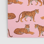Tigers - Pink Poster Gallery Image 3