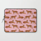 Tigers - Pink Laptop Sleeve Gallery Image 1