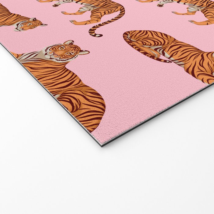 Tigers - Pink Welcome Mat Gallery Image 2