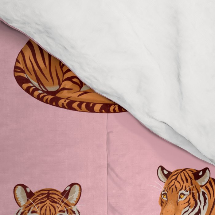 Tigers - Pink Comforter Gallery Image 4