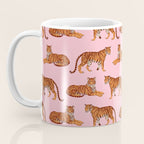 Tigers - Pink Coffee Mug Gallery Image 3