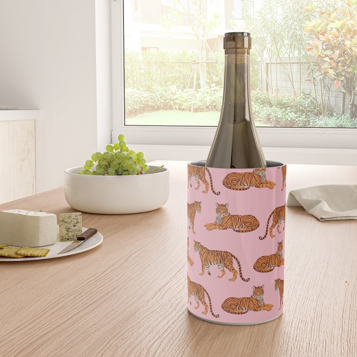 Tigers - Pink Wine Chiller Gallery Image 4