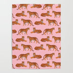 Tigers - Pink Poster Gallery Image 4
