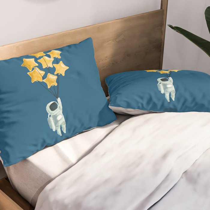 Astronaut's dream Pillow Sham Gallery Image 2