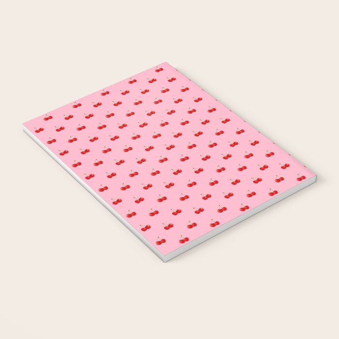 Y2K Cherries - Pink Pattern Miniature Notebook Gallery Image 3