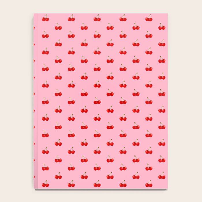 Y2K Cherries - Pink Pattern Miniature Notebook Gallery Image 4