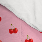 Y2K Cherries - Pink Pattern Miniature Comforter Gallery Image 4