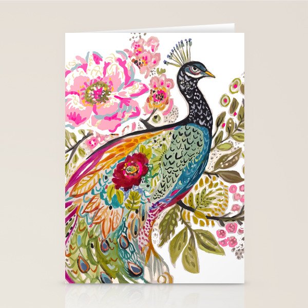 PEACOCK Stationery Card Gallery Image 1