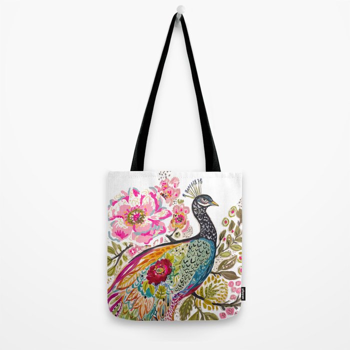PEACOCK Tote Bag Gallery Image 2