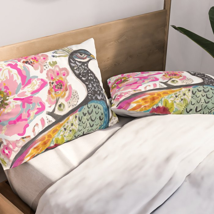 PEACOCK Pillow Sham Gallery Image 2