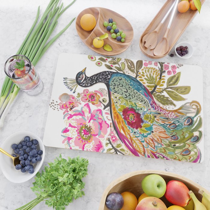PEACOCK Cutting Board Gallery Image 2