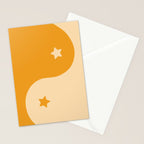 Honey Yin Yang Stars Stationery Card Gallery Image 2