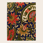 Indonesian Batik Floral Pattern With Fans Poster Gallery Image 4