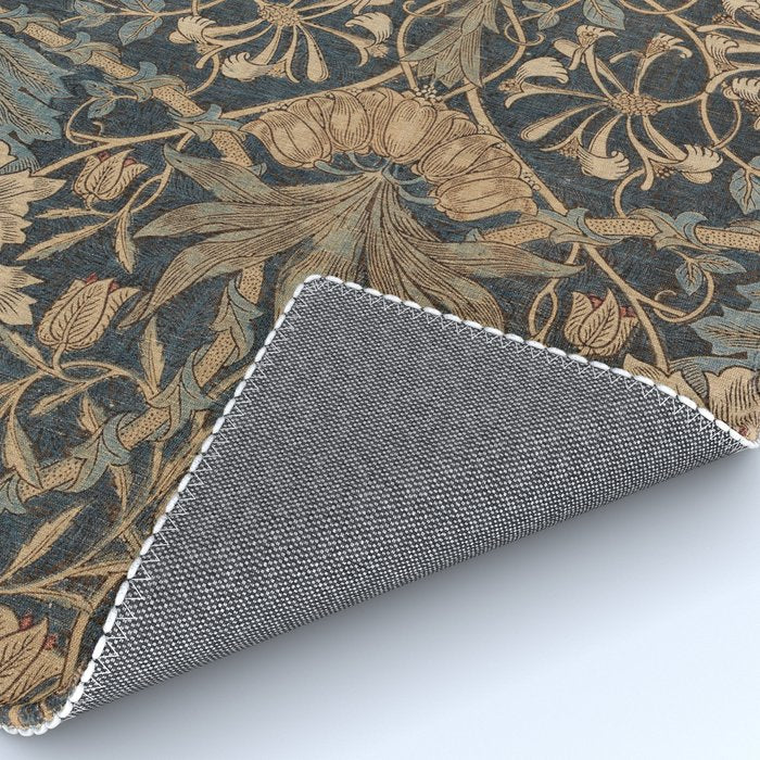 William Morris Honeysuckle Floral Rug Gallery Image 4