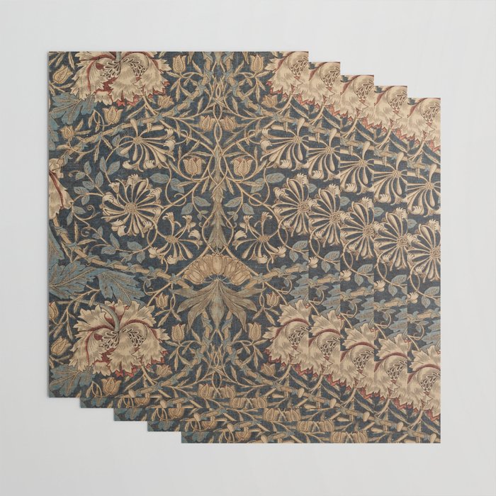 William Morris Honeysuckle Floral Wrapping Paper Gallery Image 3