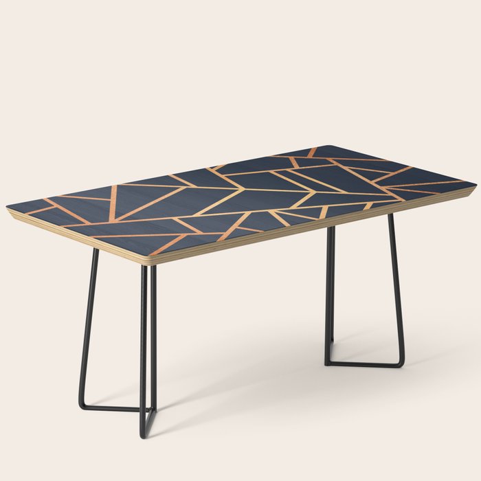 Copper and Midnight Navy Coffee Table Gallery Image 1