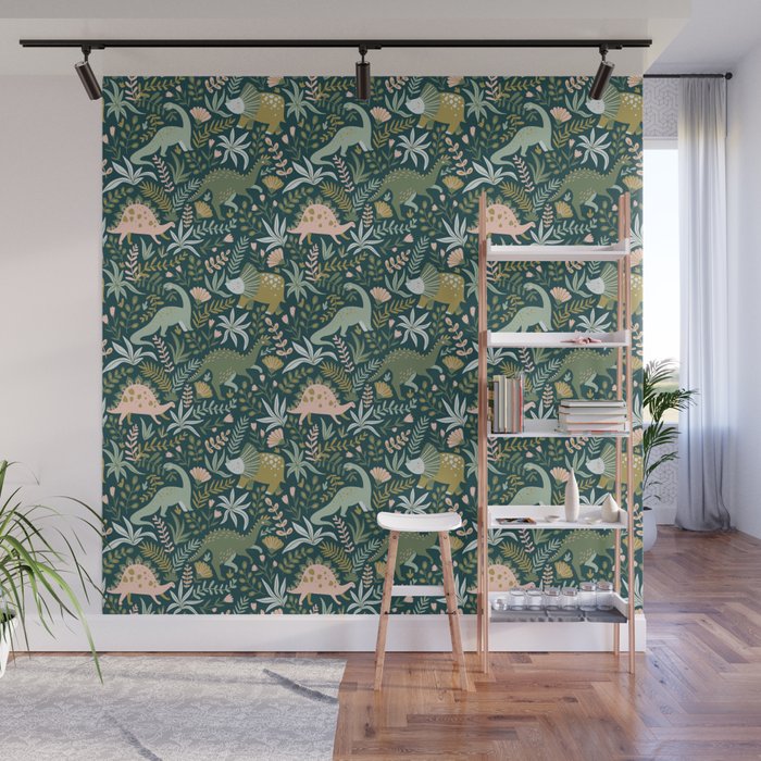Dino Wall Mural Gallery Image 1