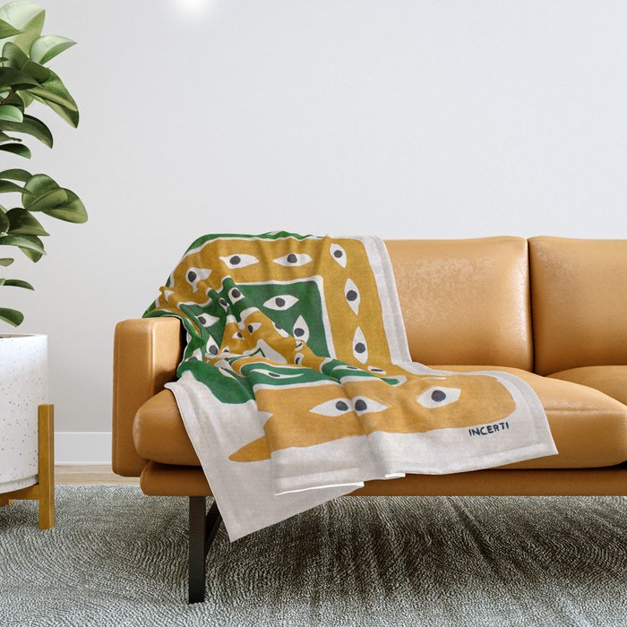 The Good Eye Snakes Throw Blanket Gallery Image 1