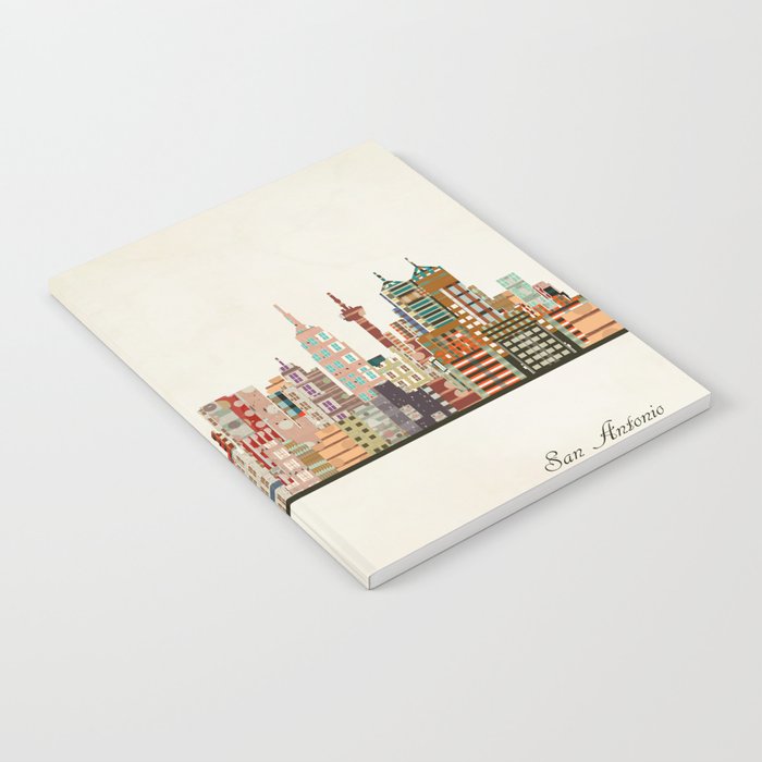 san antonio skyline Notebook Gallery Image 2