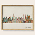 san antonio skyline Serving Tray Gallery Image 1