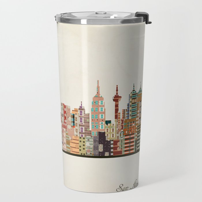 san antonio skyline Travel Mug Gallery Image 2